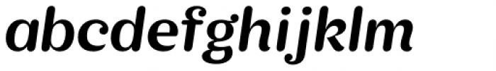 KhaoSans SemiBold Italic Font LOWERCASE