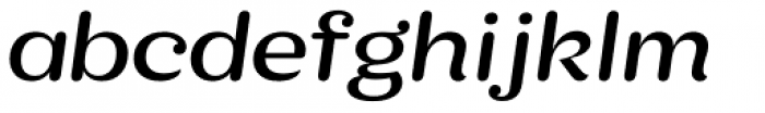 KhaoSans XP Medium Italic Font LOWERCASE