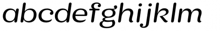 KhaoSans XP Regular Italic Font LOWERCASE