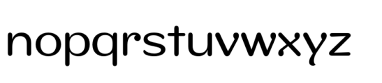 KhaoSans XP Regular Font LOWERCASE