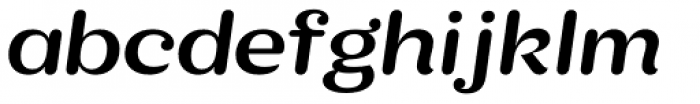 KhaoSans XP SemiBold Italic Font LOWERCASE