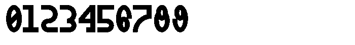 Khaos Bold Condensed Font OTHER CHARS