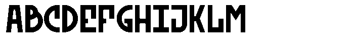 Khaos Bold Condensed Font UPPERCASE
