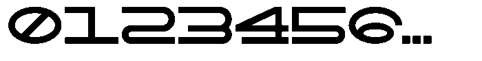 Khaos Bold Expanded Font OTHER CHARS