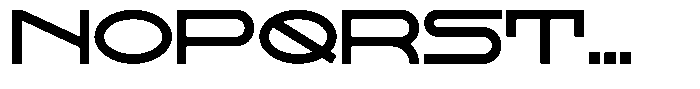 Khaos Bold Expanded Font UPPERCASE
