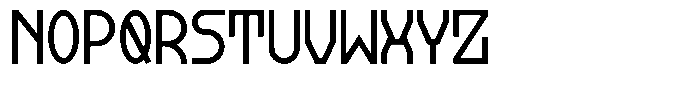 Khaos Regular Condensed Font UPPERCASE