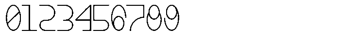 Khaos Thin Condensed Font OTHER CHARS