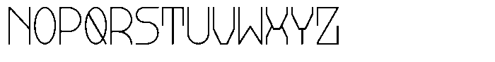 Khaos Thin Condensed Font LOWERCASE