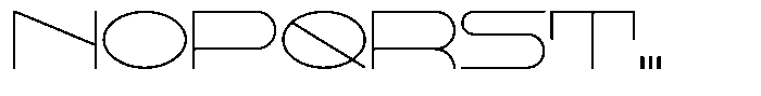 Khaos Thin Expanded Font UPPERCASE