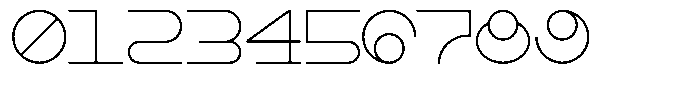 Khaos Thin Standard Font OTHER CHARS