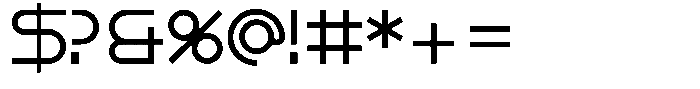 Khaos Variable Font OTHER CHARS