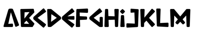 Khasmox Regular Font UPPERCASE