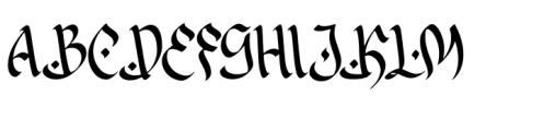 Khazana Font UPPERCASE