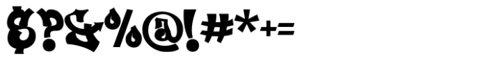 Khengu Regular Font OTHER CHARS