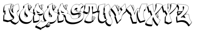Khengu Shadow Font UPPERCASE