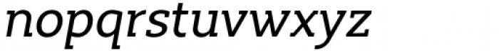 Kheops Regular Italic Font LOWERCASE