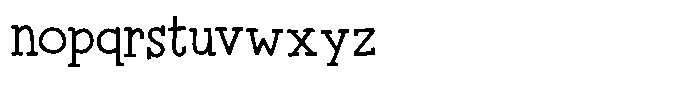 Khinge Bold Font LOWERCASE