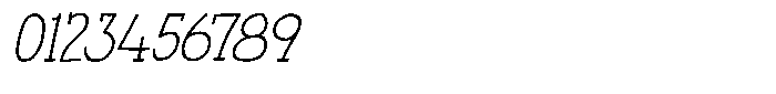Khinge Italic Font OTHER CHARS