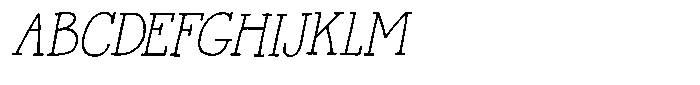 Khinge Italic Font UPPERCASE