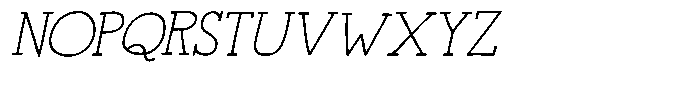 Khinge Italic Font UPPERCASE