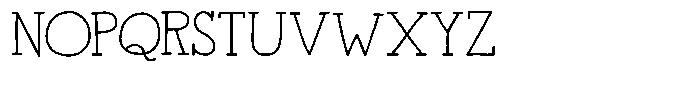 Khinge Regular Font UPPERCASE