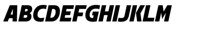 Khonsong Black Italic Font UPPERCASE