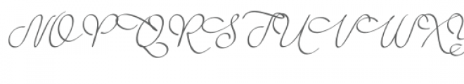 Khanza Script Font UPPERCASE