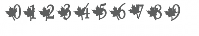 kh fall leaf font Font OTHER CHARS