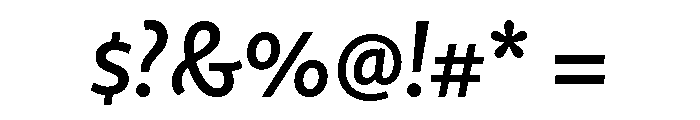 Kit Variable Medium Italic Font OTHER CHARS
