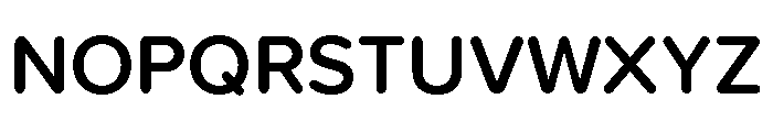 Kit Variable Semibold Font UPPERCASE