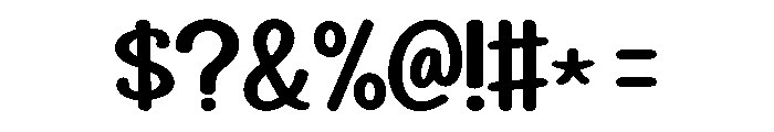 KIDDY POP SANS Font OTHER CHARS
