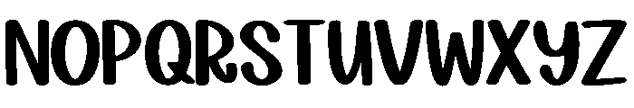 KIDDY POP SANS Font LOWERCASE