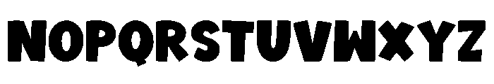 KIndness Quirky Regular Font LOWERCASE