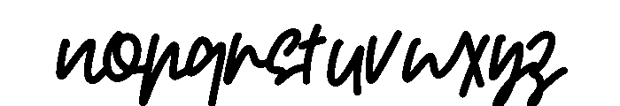 Kicau Font LOWERCASE