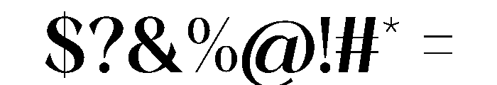 Kicela Regular Font OTHER CHARS