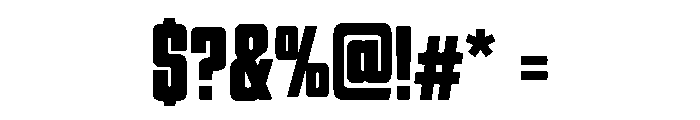 Kickstrike Font OTHER CHARS