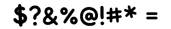 Kid  Scrib Font OTHER CHARS
