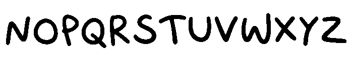 Kid  Scrib Font LOWERCASE