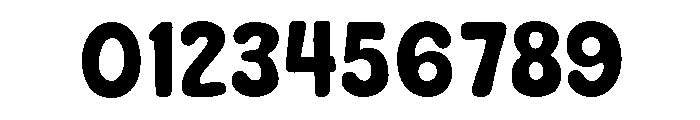 Kiddelo Fill Font OTHER CHARS