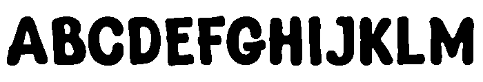 Kiddelo Fill Font UPPERCASE