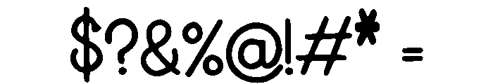Kiddie_Art Font OTHER CHARS