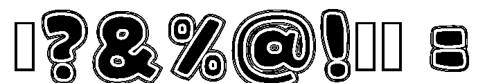 Kiddie Scribble Regular Font OTHER CHARS