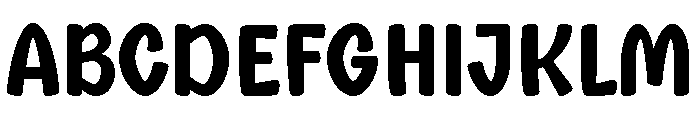 Kiddie Wishes Regular Font UPPERCASE