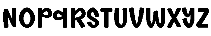 Kiddie Wishes Regular Font LOWERCASE