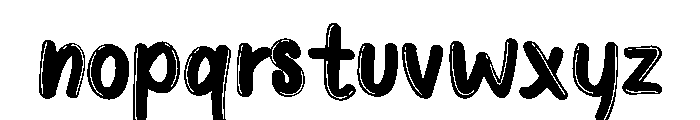 KiddieDoodles-2 Font LOWERCASE