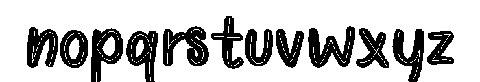 KiddieDoodles-3 Font LOWERCASE