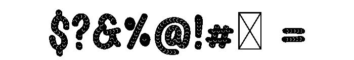 KiddieDoodles-4 Font OTHER CHARS
