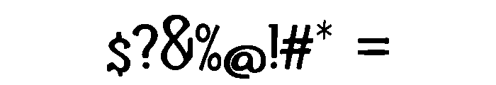 Kiddo_Craft Font OTHER CHARS