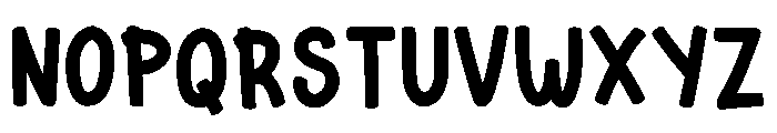 Kiddo Handmade Regular Font LOWERCASE