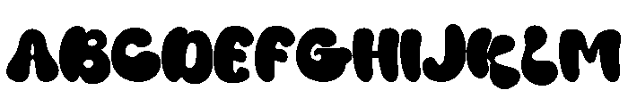 Kiddo pop Font UPPERCASE